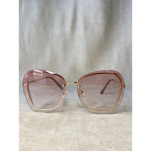 70’s Inspired Pink Gradient Sunglasses